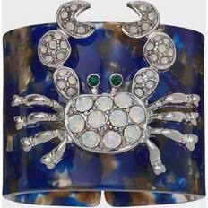 Bleu Porte-serviettes Joanna Buchanan Crab Napkin Rings, Set of 4 Porte-serviette 3.1cm 4pcs