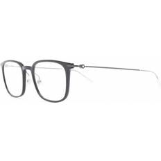 Montblanc MB 0100O 005, including lenses, SQUARE Glasses, MALE