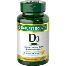 Vitamins & Supplements Natures Bounty D3 Vitamin Supplement Softgels 350 ct