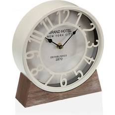 Blanc Horloges de Table Versa En Métal 20 cm 21110265 Horloge de Table 20cm