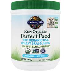 Rå juice Garden of Life Raw Organic Perfect Food 100 Organic USA Wheat Grass Juice Powder Unflavored 8.46 oz