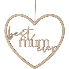 Ginger Ray Best Mum Ever Træ Hjerte