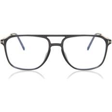 Tom Ford Gråa Glasögon Tom Ford FT5665-B Blue-Light Block