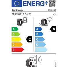 Continental WR17 TL 84W CO ULTRACONTACT XL FR