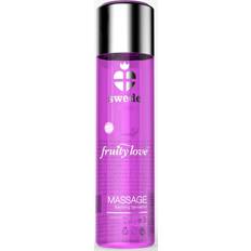 Hindbær Massageolier Sexlegetøj Swede Fruity Love Massage Sweet Raspberry Rhubarb 60 ml