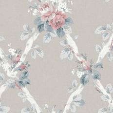 Laura Ashley Wallpapers Laura Ashley Elwyn Dove Grey Removable Wallpaper