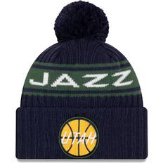 New Era Utah Jazz Draft Knit Bobble in Offical Team Beanies