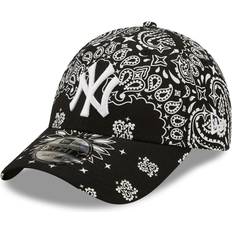 Supporterprodukter New Era New York Yankees Paisley Print Black 9FORTY Adjustable Cap