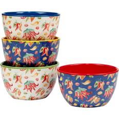 Ceramic Dessert Bowls Certified International Sweet & Spicy Dessert Bowl 6" 4pcs