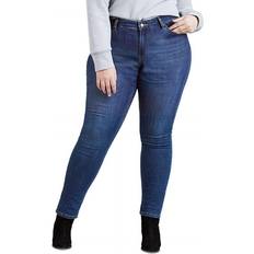 711 Skinny Jeans Plus Size -  Cobalt Overboard/Dark Wash