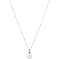 David Yurman Petite Solari Pendant Necklace - Gold/Pearl/Diamonds