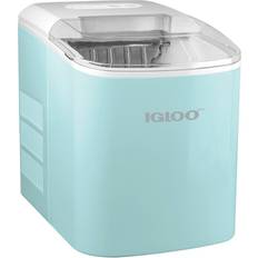 Igloo countertop ice maker Igloo IGLICEB26AQ 26lb Automatic Portable Countertop Ice Maker Aqua