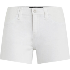 W23 Shorts Hudson Gemma Mid-Rise Cut Off Short - White