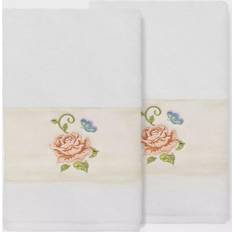 Linum Home Textiles Rebecca Guest Towel White (76.2x40.64cm)
