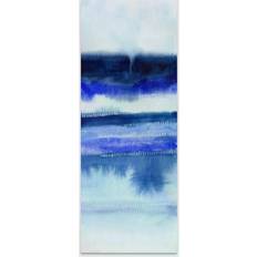 Empire Art Direct Shorebreak Abstract B Glass Framed Art 61x160cm