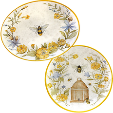 Melamine Serving Platters & Trays Certified International Bee Sweet Serving Platter & Tray 2