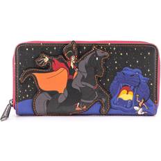 Loungefly Disney Aladdin Jafar Villains Scene Zip Around Wallet - Black