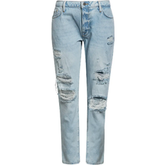 Frame Le Garcon Ripped Boyfriend Jeans - Natoma