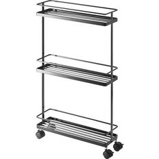 Acero Almacenamiento Cocina Yamazaki Home Tower Rolling Almacenamiento Cocina