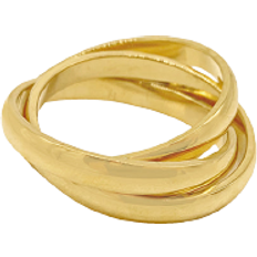 Adornia Interlocking Rings - Gold