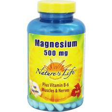 Magnesium 500 mg Nature's Life Magnesium 500mg 180 st