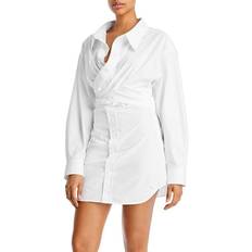 Alexander Wang Cross Front Shirt Dress - White