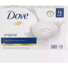 Dermatologically Tested Bar Soaps Dove Original Beauty Bar 3.7oz 16-pack