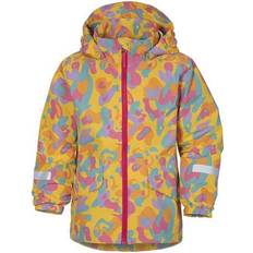 12-18M Skaljakker Børnetøj Didriksons Kid's Lava Printed Jacket - Yellow Bubbels Print (504011-848)