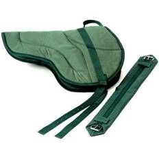 Green Saddle Pads Best Friend English Style Bareback Pad