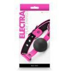 Rosa Gags Sexleksaker NS Novelties Electra Play Things Ball Gag Pink in stock