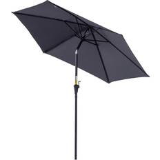 OutSunny Tilt Garden Parasol Beach Umbrella Patio Sun 2.2m 10cm