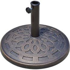 OutSunny Bases de sombrilla OutSunny 12kg Round Parasol Base Bronze