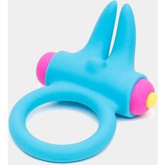 Blue Penis Rings LoveHoney Excite 10 Function Rabbit Love Ring