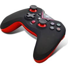 Manettes de jeu Spirit of Gamer Manette sans fil XPG Noir et Rouge PC et PS3