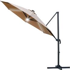 OutSunny Cantilever LED Parasol 300cm