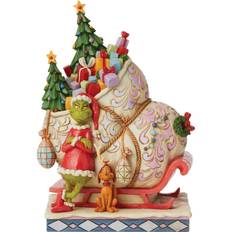 Grinch The Grinch By Jim Shore Grinch Standing Infront Sleigh