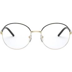 Prada Oval Glasses Prada Demo Round Ladies PR 55WV 07I1O1 Black OS