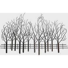 LuxenHome Metal Field of Trees Wall Decor Decorative Item