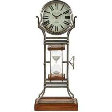 Table Clocks Metal Analog Tabletop Clock Table Clock 14.3"