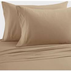 Twin Bed Sheets Micro Flannel Solid Bed Sheet Beige (243.84x167.64cm)