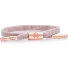 Anna Single Lace Bracelet - Peach/Gold