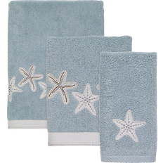 Avanti Sequin Shells Bath Towel Blue (127x68.58cm)
