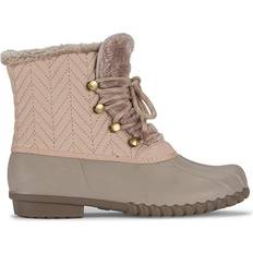 Rubber - Women Lace Boots Baretraps Flash - Dusty Rose