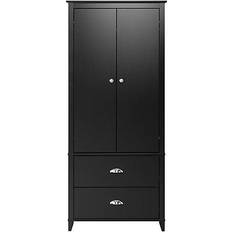 White Storage Cabinets Prepac Yaletown Armoire Storage Cabinet 31.5x72"