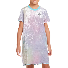 Nike Girl's Sportswear Dress - Regal Pink/Copa/Black (DJ5829-695)
