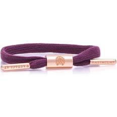 Purple Bracelets Rastaclat Erica Single Lace Bracelet - Purple/Rose Gold