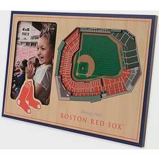 Red Wall Decorations YouTheFan MLB Boston Red Sox StadiumView Picture Frame Framed Art