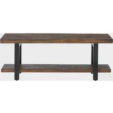 Gray Storage Benches Alaterre Furniture Pomona Storage Bench 48x18"