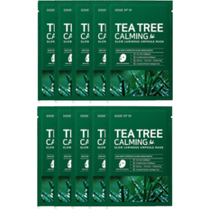 Some By Mi Tea Tree Calming Glow Luminous Ampoule Mask 10pcs