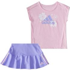 Adidas Tank and Skort 2-Piece Set - Clear Pink